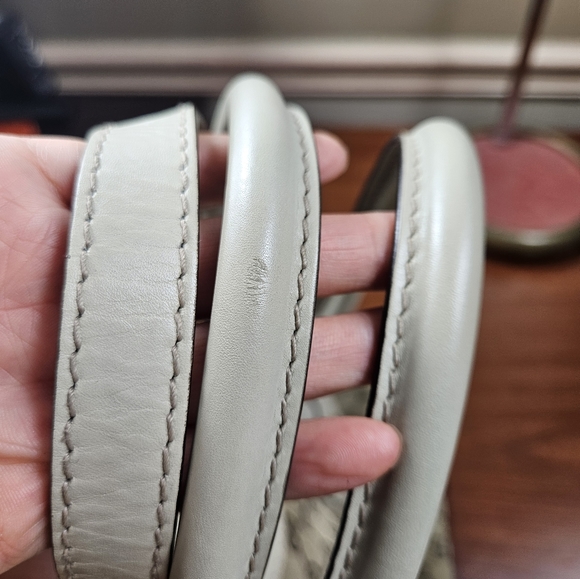 Auth Gucci GG Monogram Scarlett Studs Convertible Satchel handbag - Picture 3 of 12